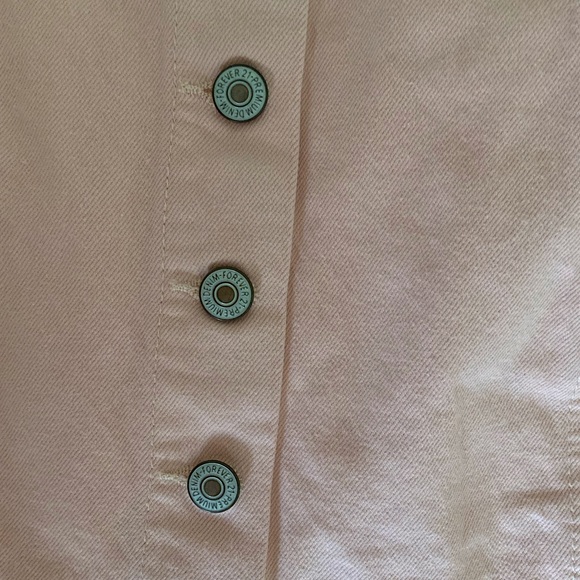 Pink Forever 21 denim skirt - Picture 2 of 4